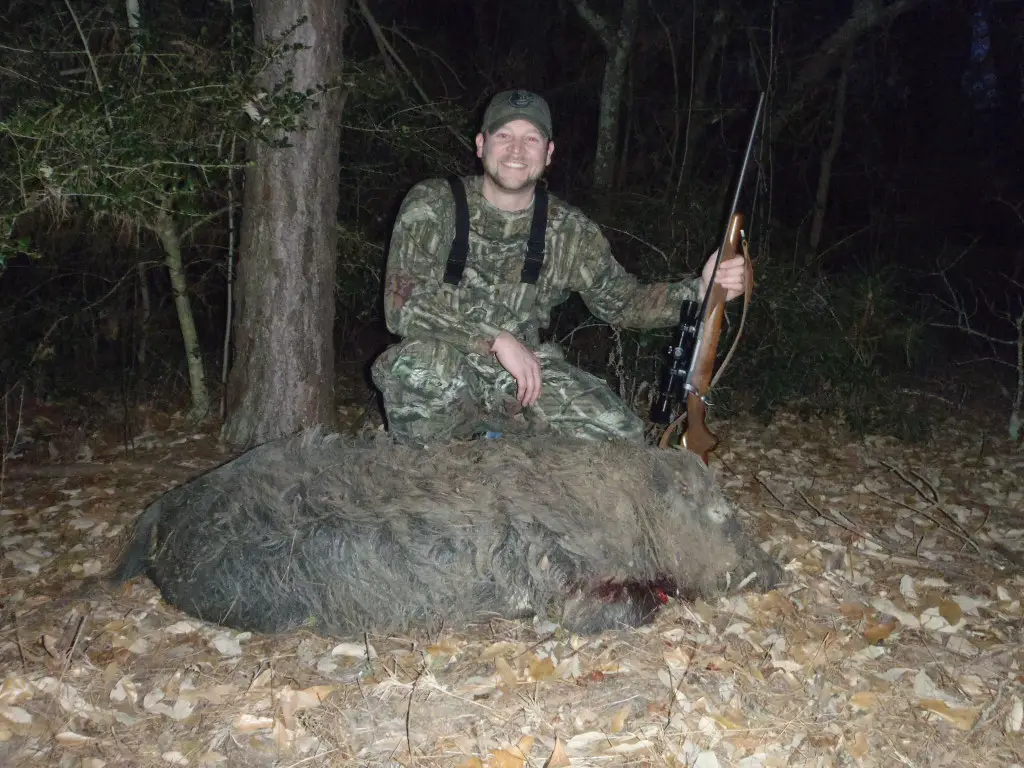 ted's first hog trophy