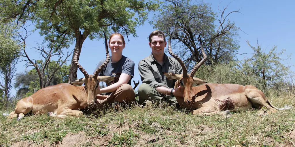 picture of 2 impala kok & seyffert big game hunting