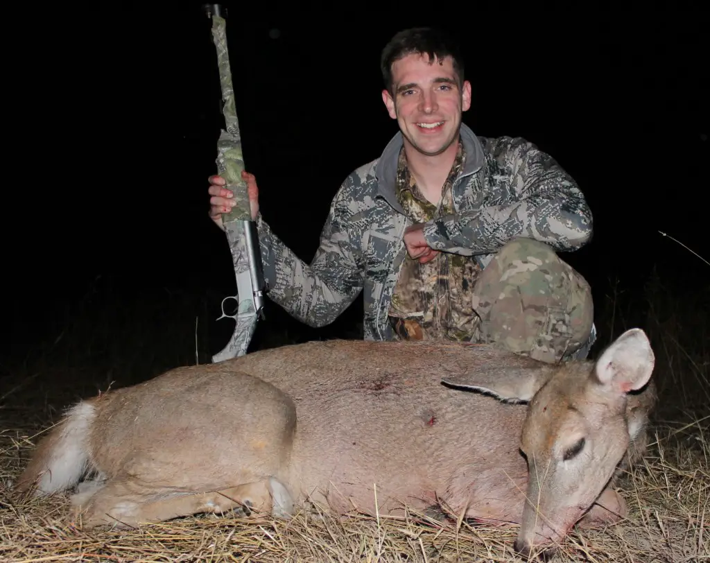 muzzleloader deer hunting in Eastern Washington WT doe