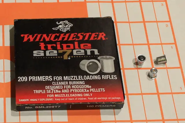 Muzzleloader Primers 209 Primer Winchester Shotshell Powder Dimensions Blac...