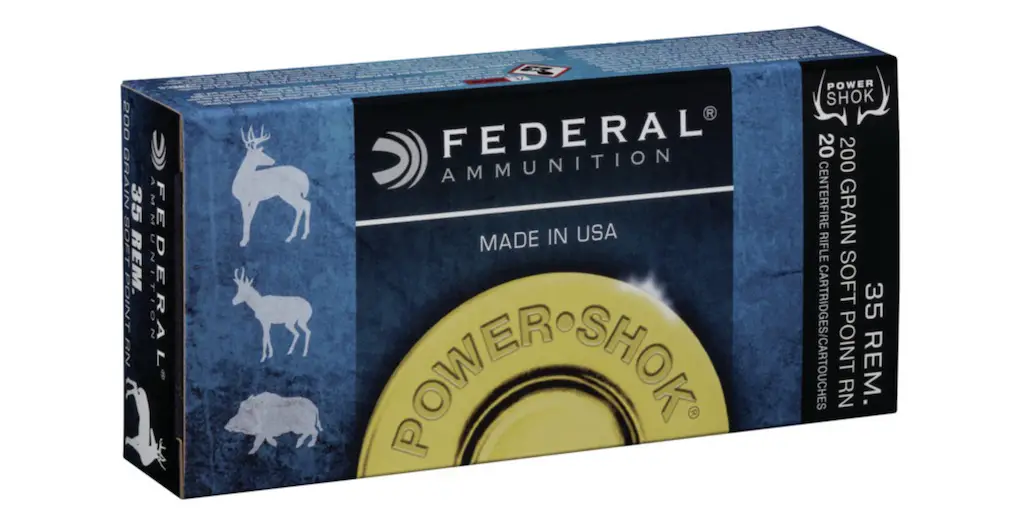 Best .35 Remington Ammo For Hunting Deer, Bear & Other Big Game federal