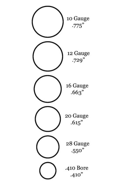 Shotgun Gauges Explained: 10 vs 12 vs 16 vs 20 vs 28 vs 410 - Big Game ...