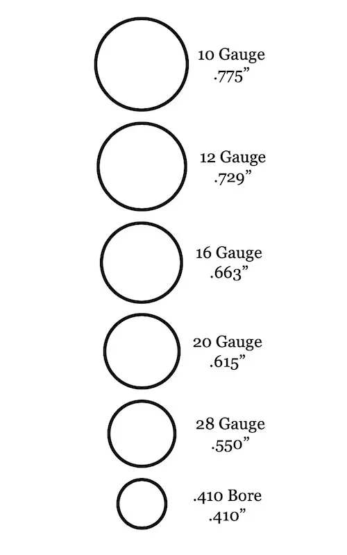 12 Gauge Shotgun Shell Size Chart