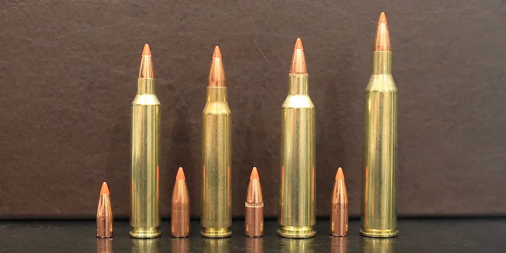 Chart Showing Bullet Sizes