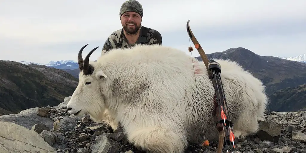 picture of jake downs mountain goat alaska big game hunting podcast