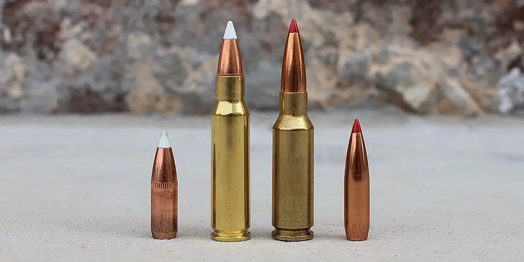 picture of 6.8 SPC vs 6.5 Grendel bullets
