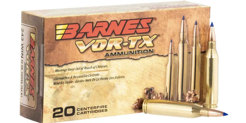 picture of best 243 ammo for deer hogs and varmints barnes