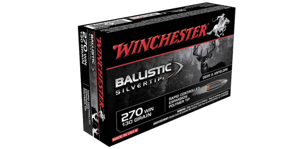 picture of best 270 ammo for deer and elk winchester ballistic silver tip