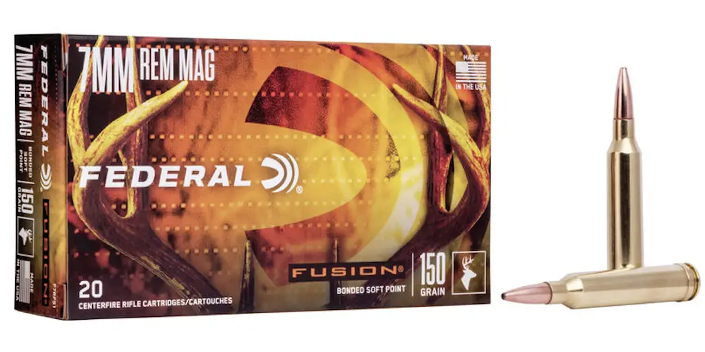 picture of best 7mm rem mag ammo for elk and deer federal fusion Best 7mm Rem Mag Ammo For Hunting Elk, Deer & Other Game