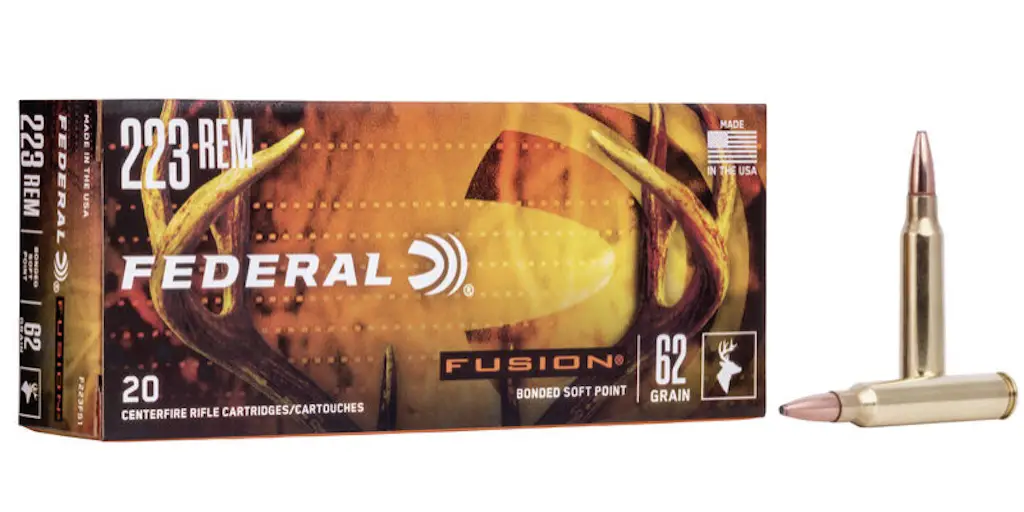 picture of best 223 ammo for deer hunting federal fusion