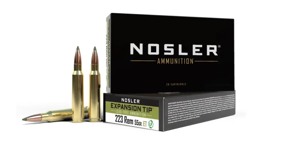 picture of best 223 ammo for deer hunting nosler e tip