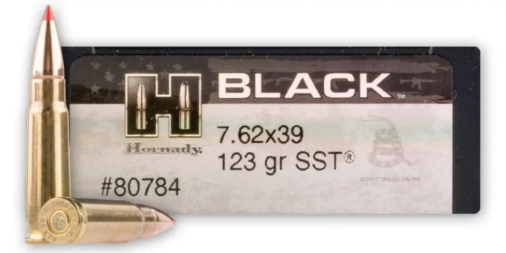 picture of best 7.62x39 ammo hornady black