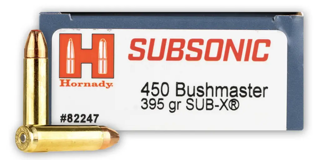 picture of best 450 bushmaster hunting ammo subsonic