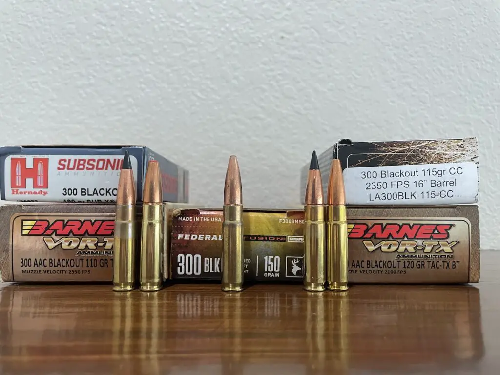 picture of 300 blackout ammo