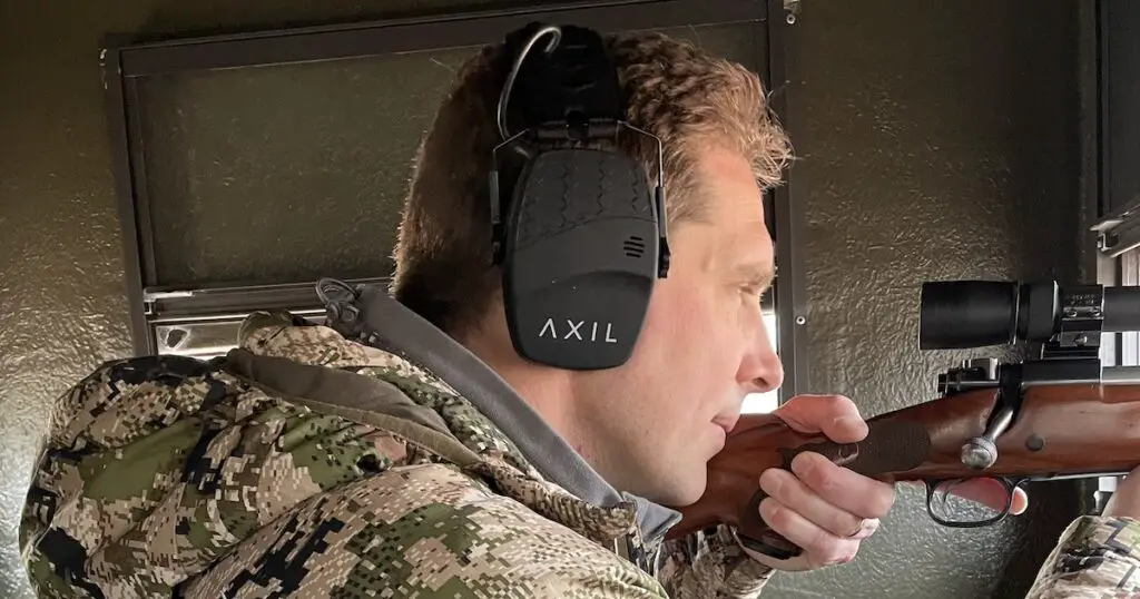 picture of Best Hunting Ear Protection axil trackr rifle blind