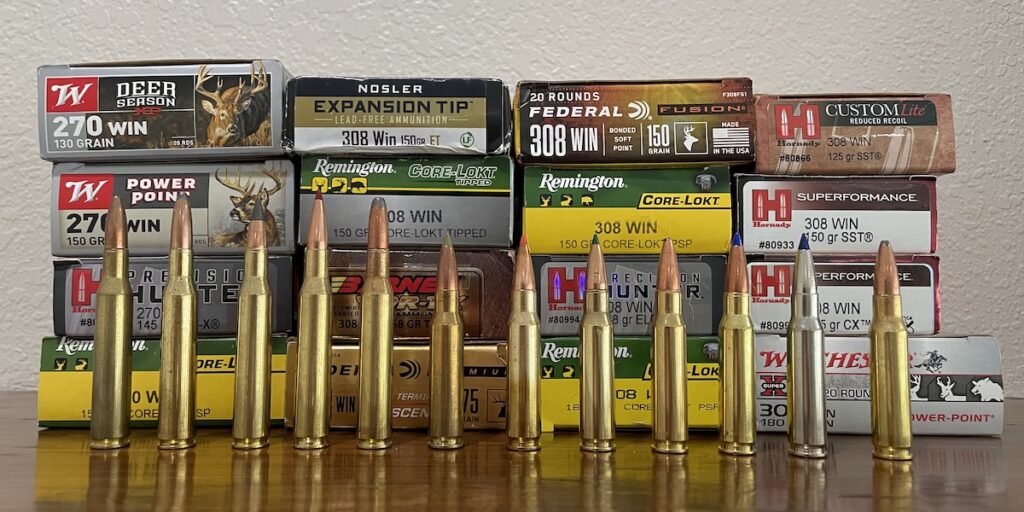 picture of 270 vs 308 ammo