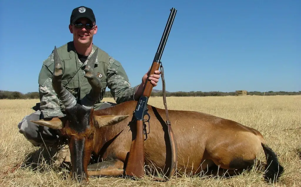 picture of red hartebeest 45 70