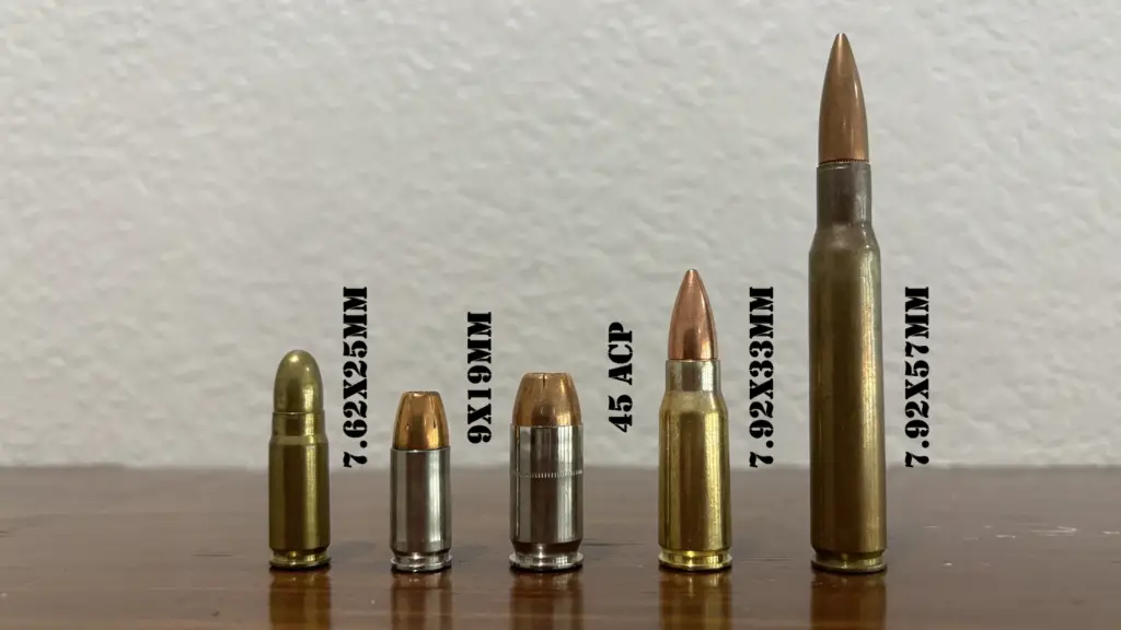 pistol vs rifle cartridges