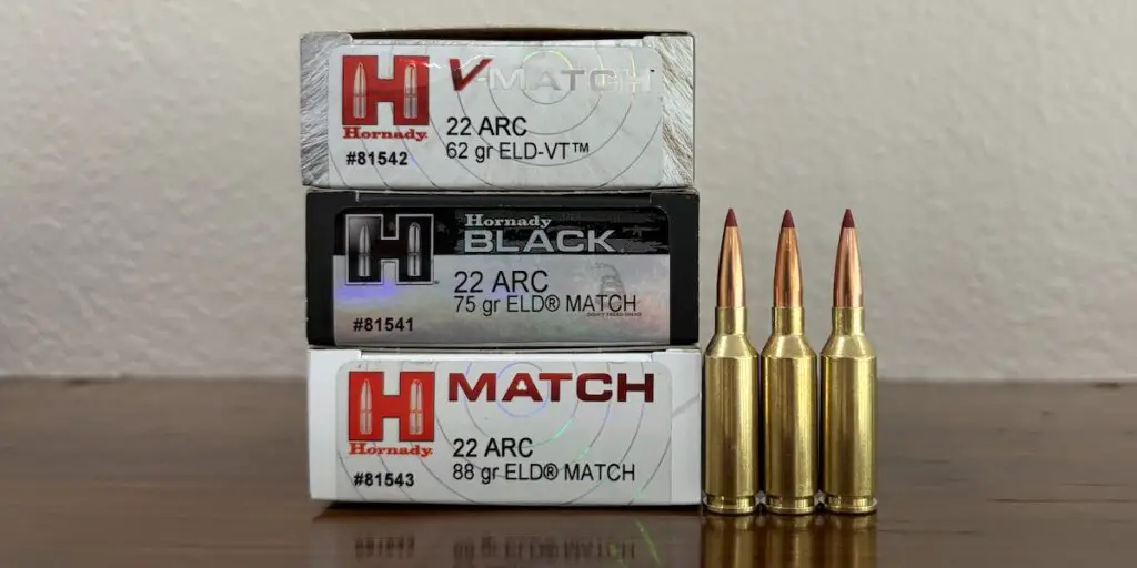 picture of 22 arc ammo