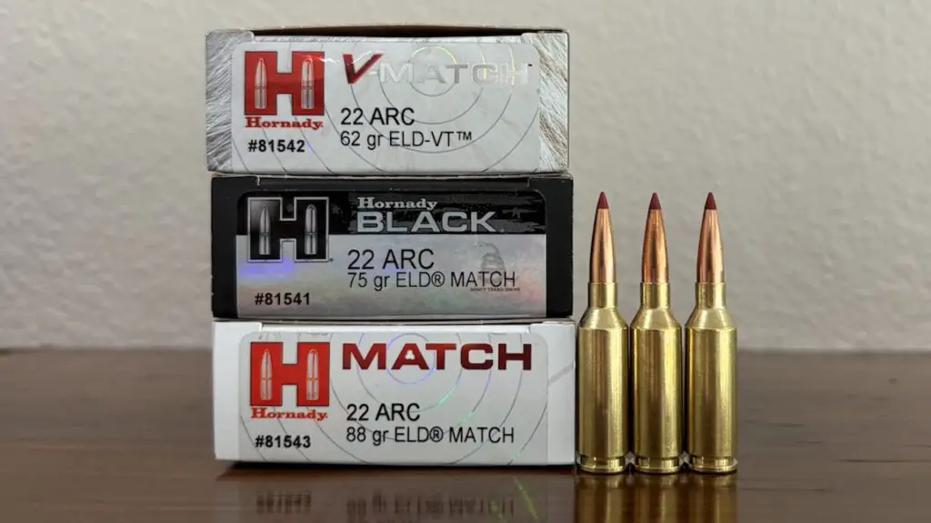 picture of 22 arc vs 223 ammo 22 arc